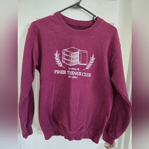 Maroon Finer Things Club Sweatshirt